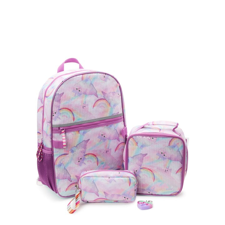 Wonder Nation Girls 4 Piece 17" Backpack Set