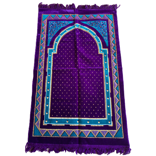 KD Islamic Prayer Rugs, Muslim Prayer Mats, Velvet Sajjadah, Janamaz, Islamic Gifts