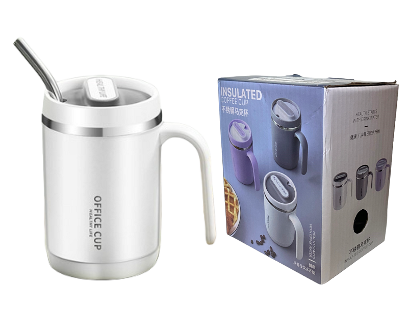500ml Stainless Steel Thermos Mug Tea Coffee Thermal Cup Travel Mug  Insulated US